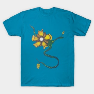 Unique Yellow Flower T-Shirt